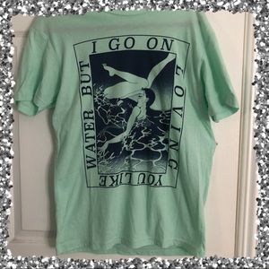 Random Graphic T-Shirt: “I Go On Loving You”